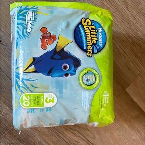 NWT Little Swimmers Disposable Swim Pants - Blue and Green - size 3